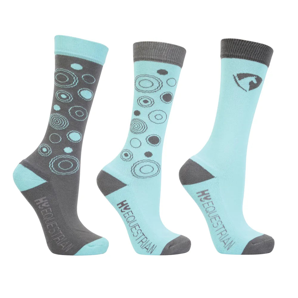 Hy Equestrian DynaMizs Ecliptic Socks (Pack of 3)