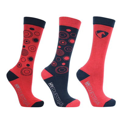 Hy Equestrian DynaMizs Ecliptic Socks (Pack of 3)