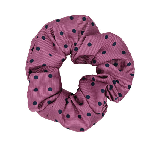 Hair Scrunchie - Polka Dot (Matching Ready-Tied Zipper Ties)