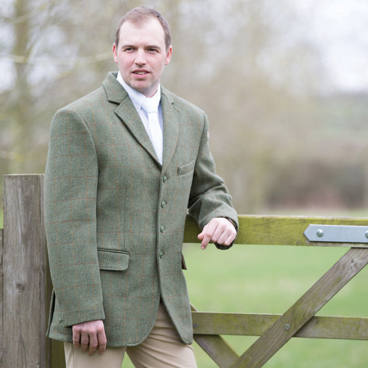 Mens/Boys Claydon Tweed Riding Jacket