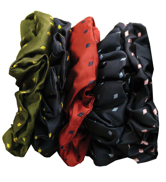 Hair Scrunchies - Diamond Design