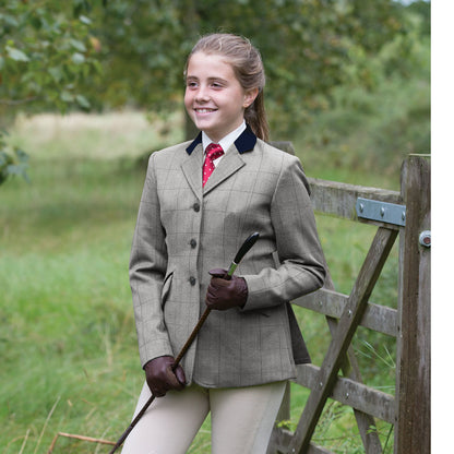 Equetech Junior Foxbury Deluxe Tweed Riding Jacket