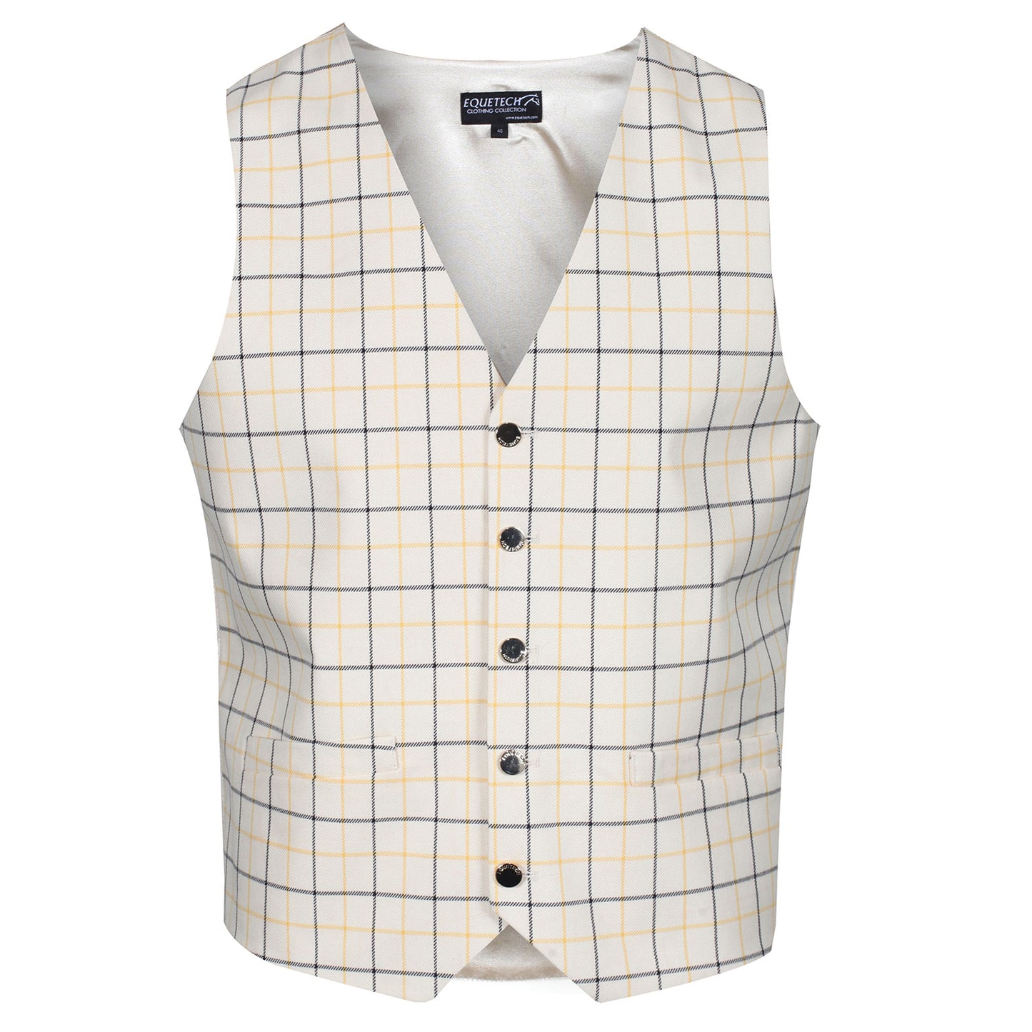 Mens Classic Tattersall Check Waistcoat