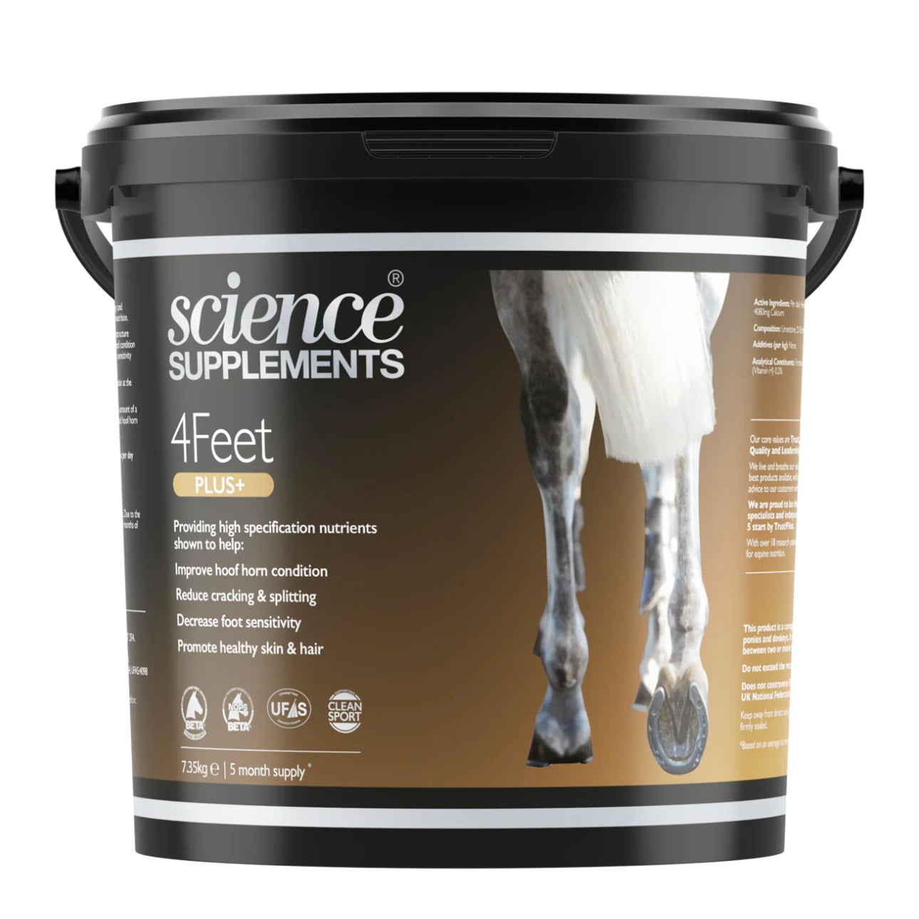 Science Supplements 4Feet Plus+ | Horse Hoof Supplement