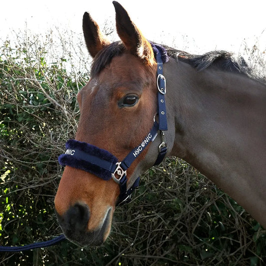 HyCONIC Faux Fur Head Collar & Lead Rope