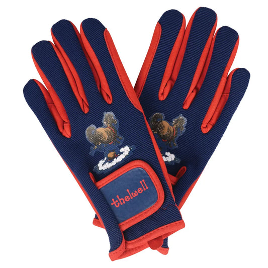 Hy Equestrian Thelwell Collection Practice Makes Perfect Children's Riding Gloves