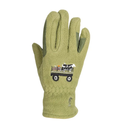 Farm Collection Fleece Gloves by Little Knight