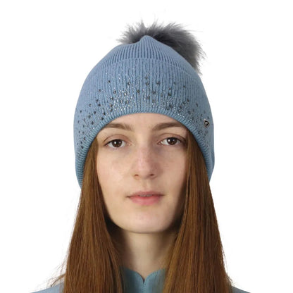 Hy Equestrian Synergy Diamante Bobble Hat