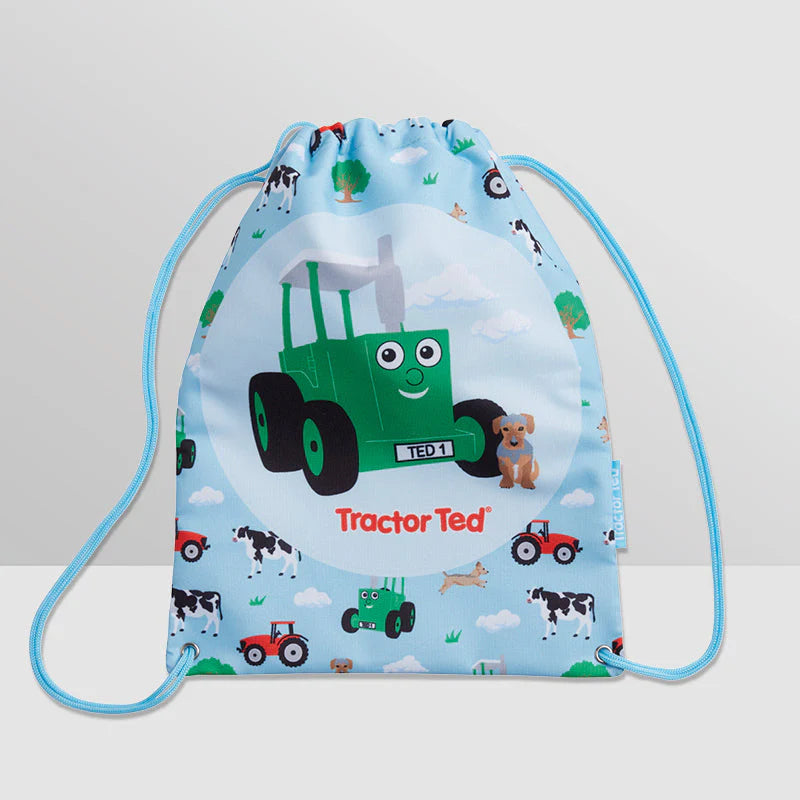 Tractor Ted Drawstring Bag