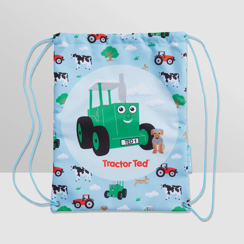 Tractor Ted Drawstring Bag