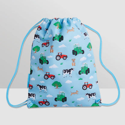 Tractor Ted Drawstring Bag