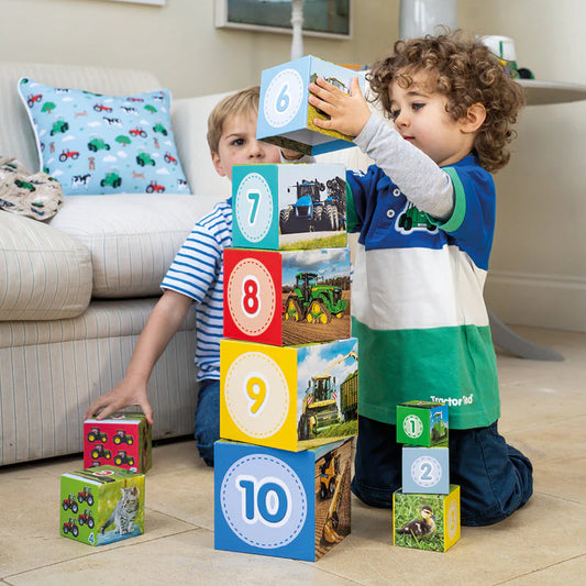 Tractor Ted Stacking Cubes