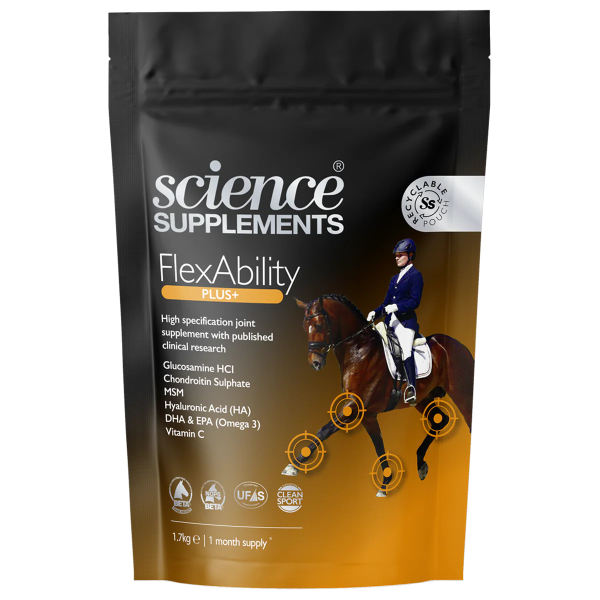 Science Supplements FlexAbility Plus+ | Horse Joint Supplement