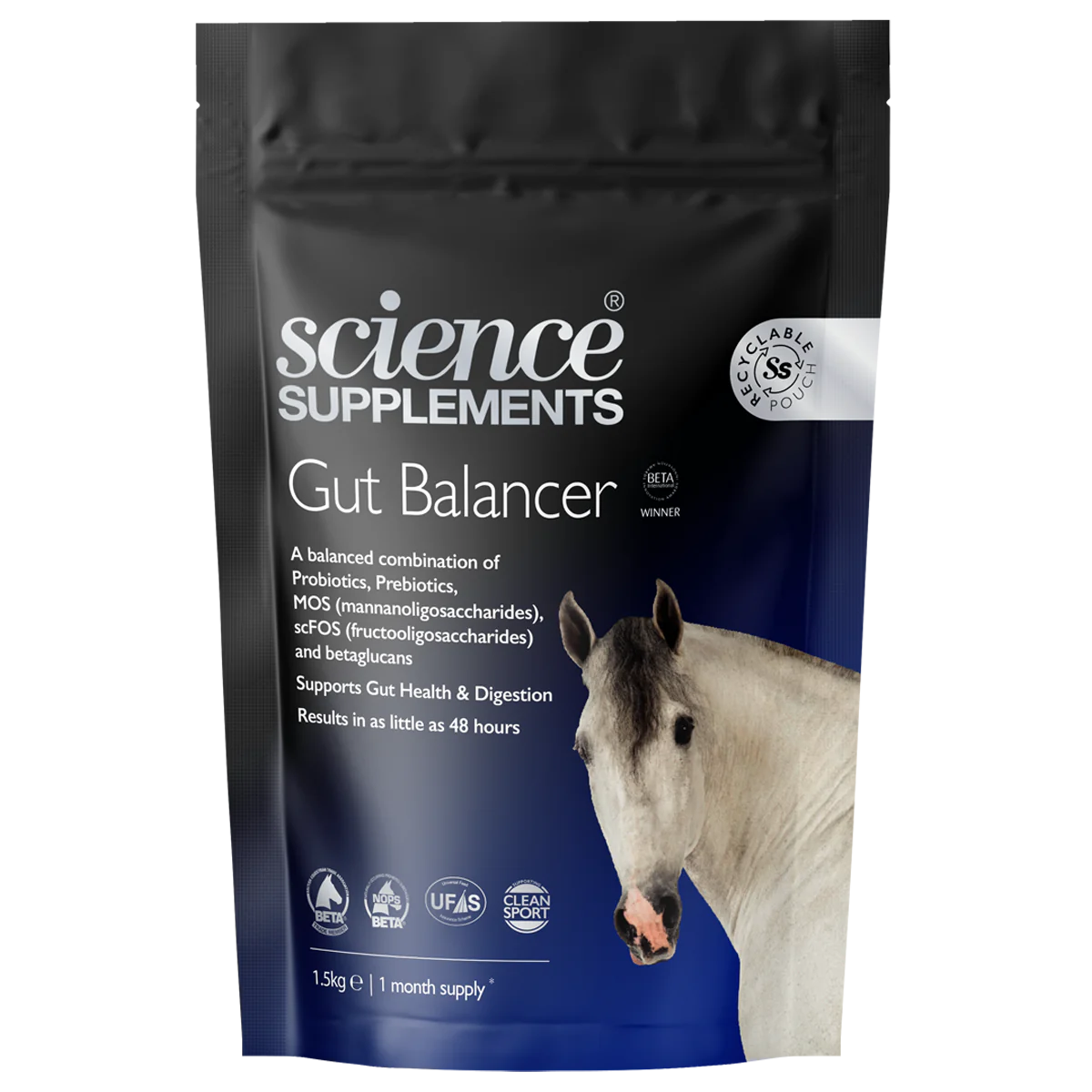 Science Supplements Gut Balancer 1.5kg | Horse Gut Balancer