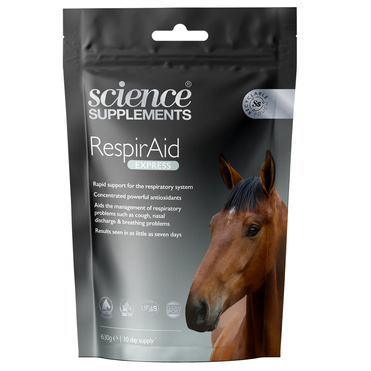 Science Supplements RespirAid Express 630g | Horse Respiratory Supplement