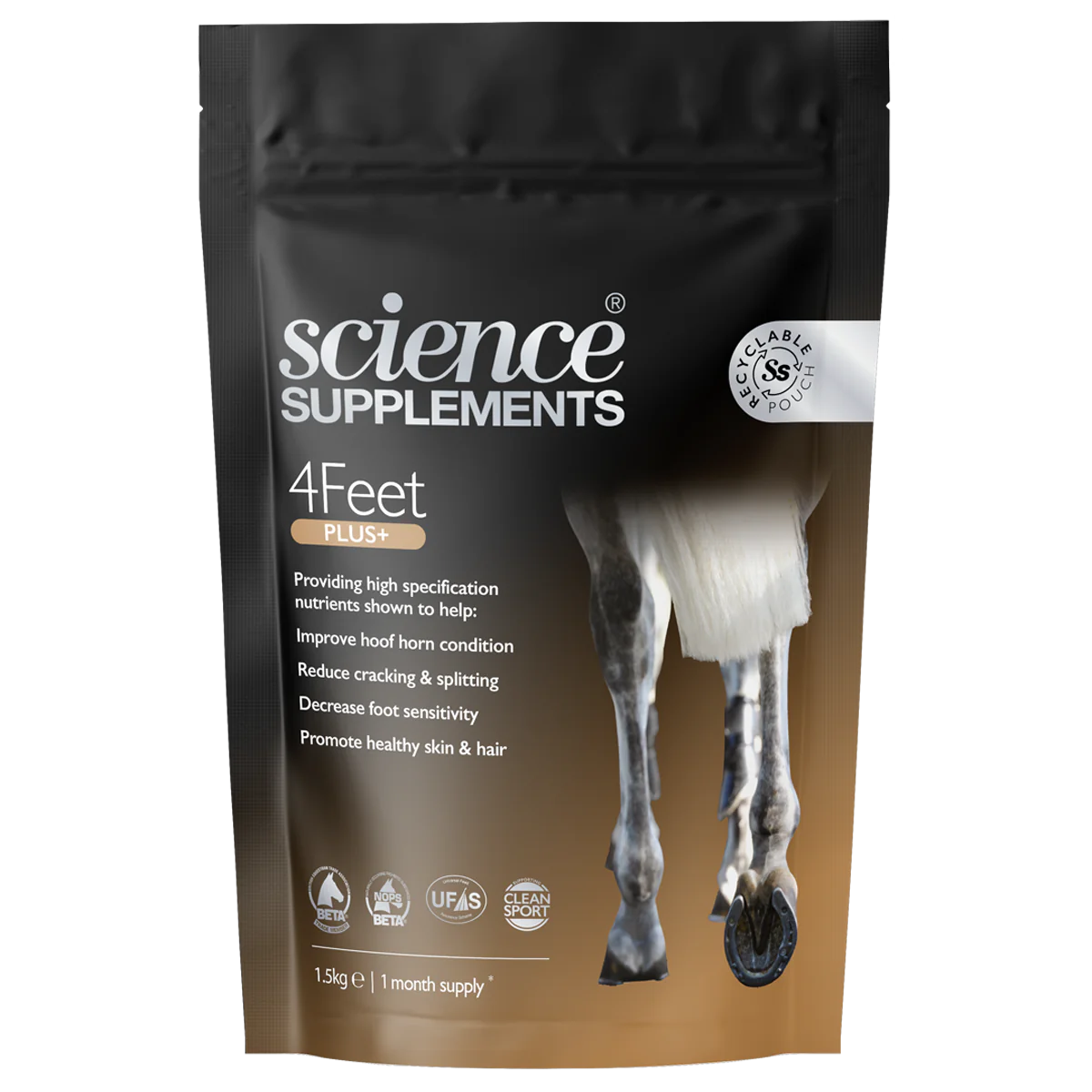 Science Supplements 4Feet Plus+ | Horse Hoof Supplement