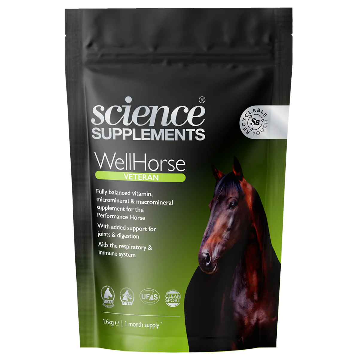 Science Supplements WellHorse Veteran | Horse Feed Balancer