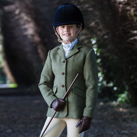 Junior Claydon Tweed Riding Jacket